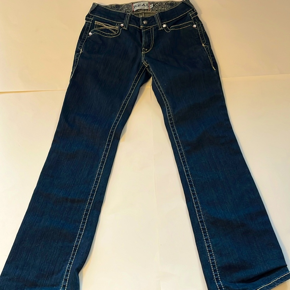 Ariat Women's Boot Cut Jeans - Dark Blue